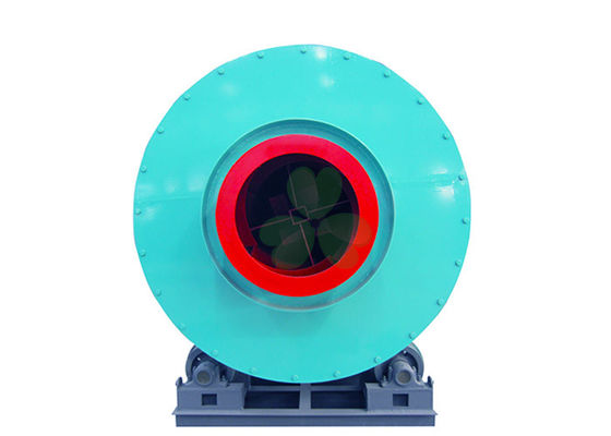 Cina Warna Biru Rotary Vacuum Dryer / Rotary Disc Dryer Machine 17,7m3 Volume Shell pemasok