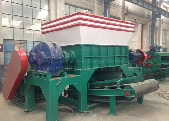 Cina Limbah ramah lingkungan Mesin Penghancur Mobil Limbah Ban Shredding Plant 40 Ton Kapasitas pemasok